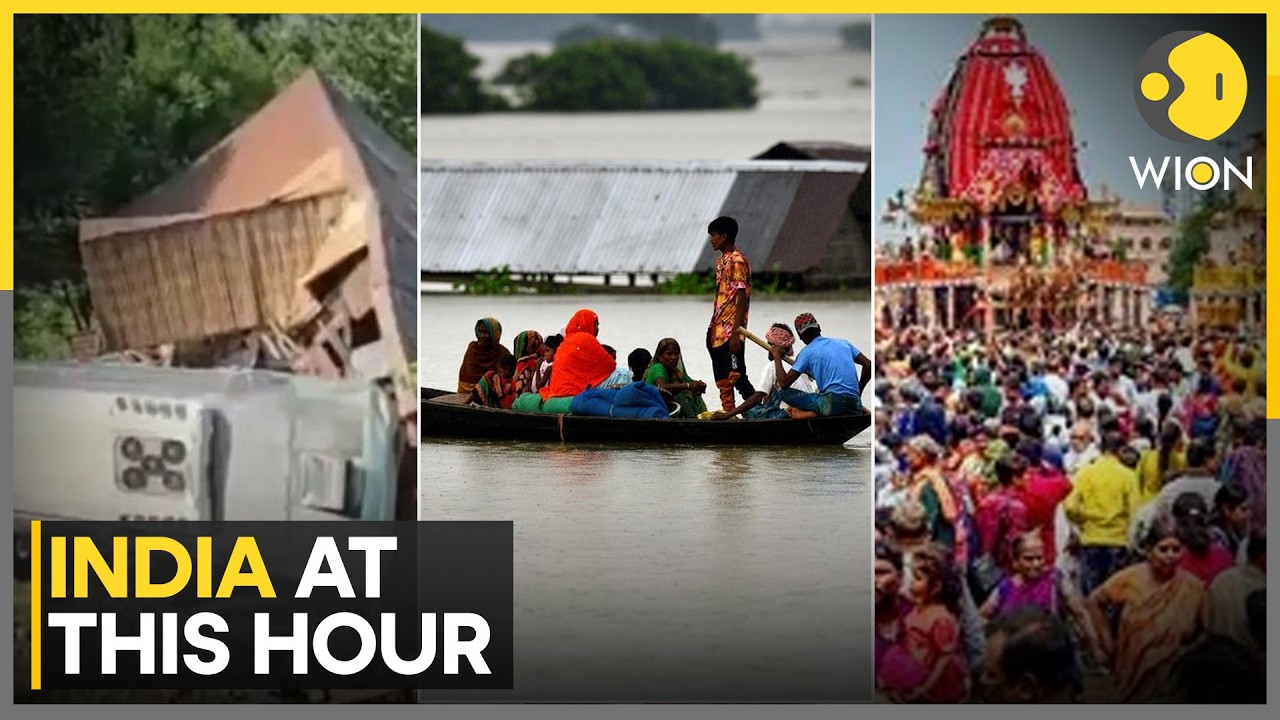 31 Amarnath Pilgrims Injured In Bus Accident | Assam Floods: Over 4.45 Lakh People Affected | WION