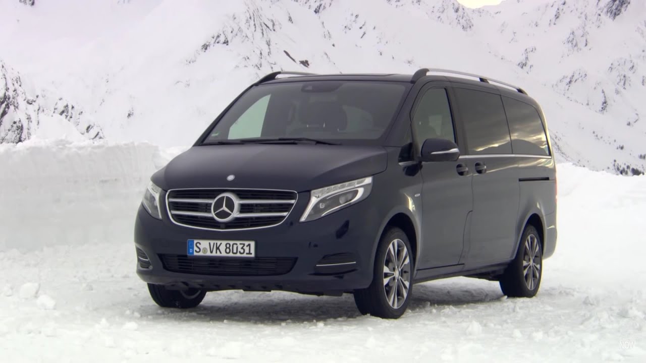 Mercedes V 250 BlueTEC 4MATIC Cavansite Blue - Winter Drive