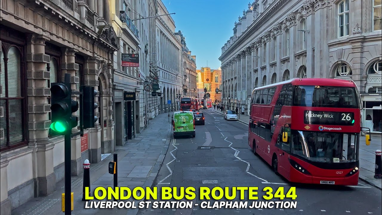 London Bus Serenity: Scenic Views & Relaxed Vibes 🚌 Upper Deck POV of  Route 344 - East to Southwest