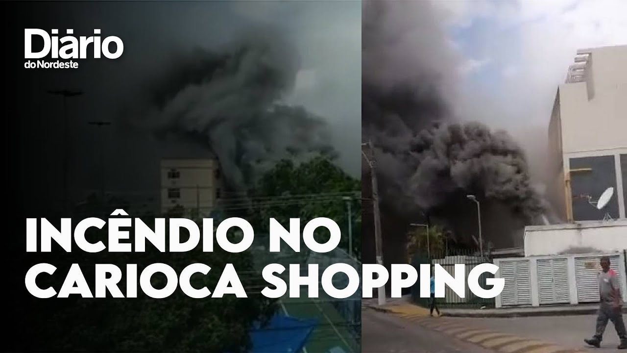 Incêndio atinge Carioca Shopping, no Rio de Janeiro