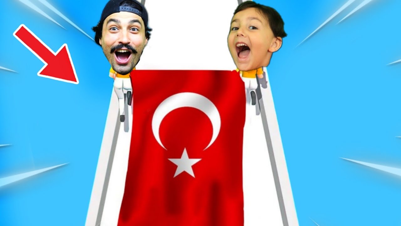 DÜNYANIN EN BÜYÜK TÜRK BAYRAĞINI YAPTIK  😄 Flag Painters