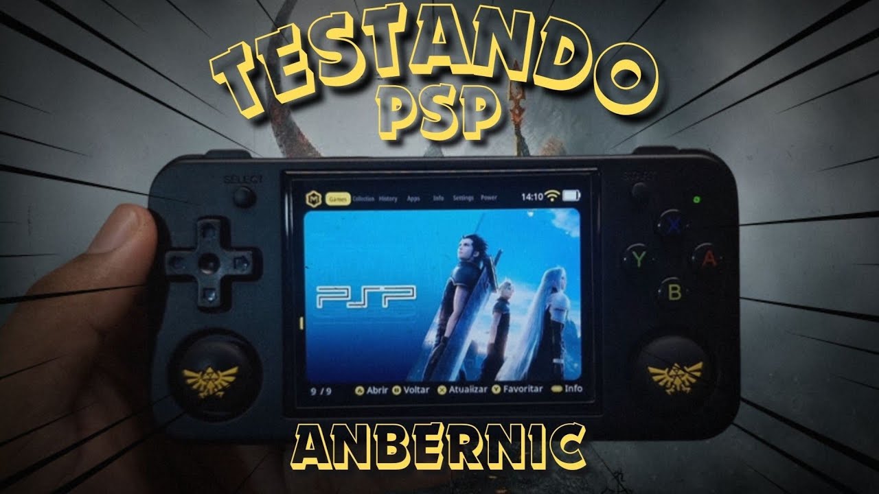 TESTANDO A PERFORMANCE DO PSP NO @ANBERNIC