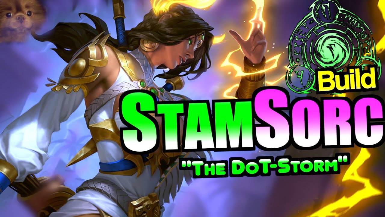 ESO PvP:  StamSorc EASY DoT Pressure Burst Build Tutorial (Scribes of Fate) | 