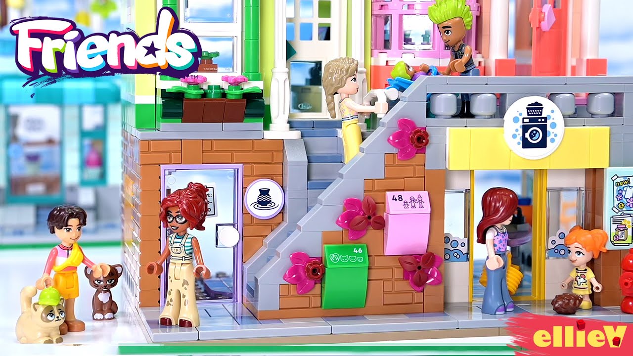 Heartlake City Apartments and Stores | The entire set build & review compilation