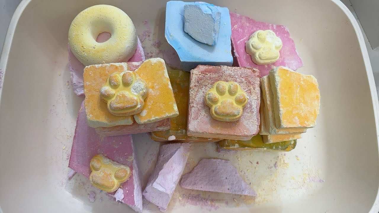 dyed unpolished chalk&home made