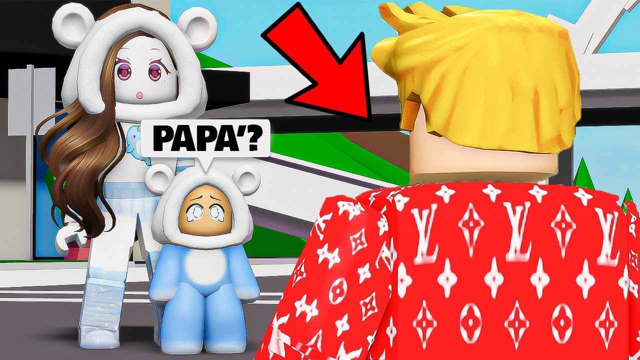 BAMBINO RINCONTRA SUO PADRE USCITO DA PRIGIONE DOPO TANTO TEMPO SU BROOKHAVEN ROBLOX!
