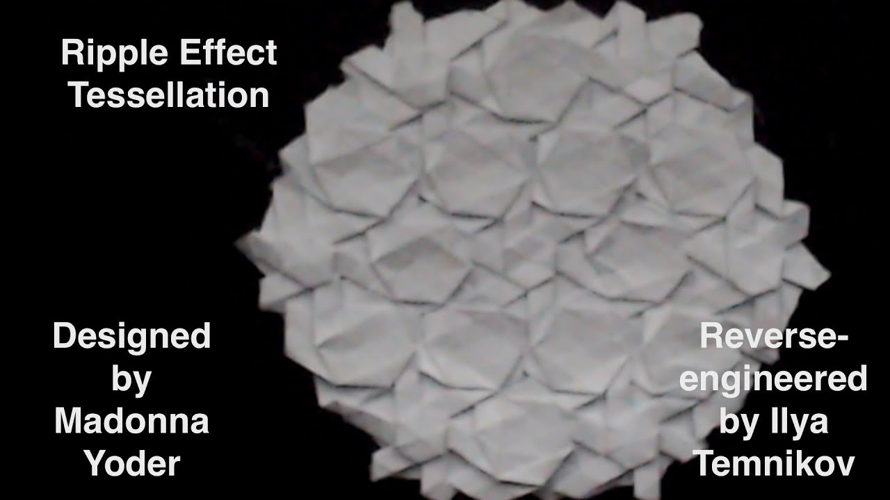 Ripple Effect Tessellation by Madonna Yoder, reverse-engineered by Ilya Temnikov tutorial