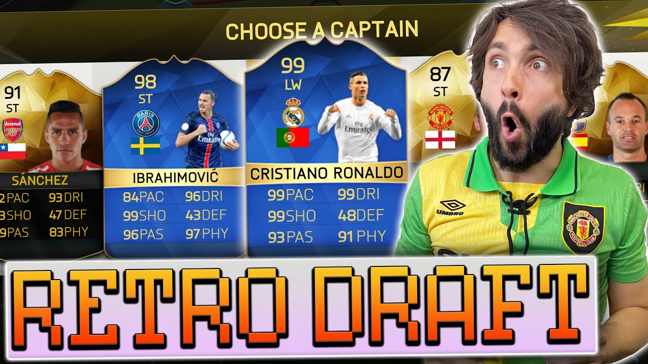 RETRO DRAFT! FIFA 16 *PRVI DRAFT IKADA*