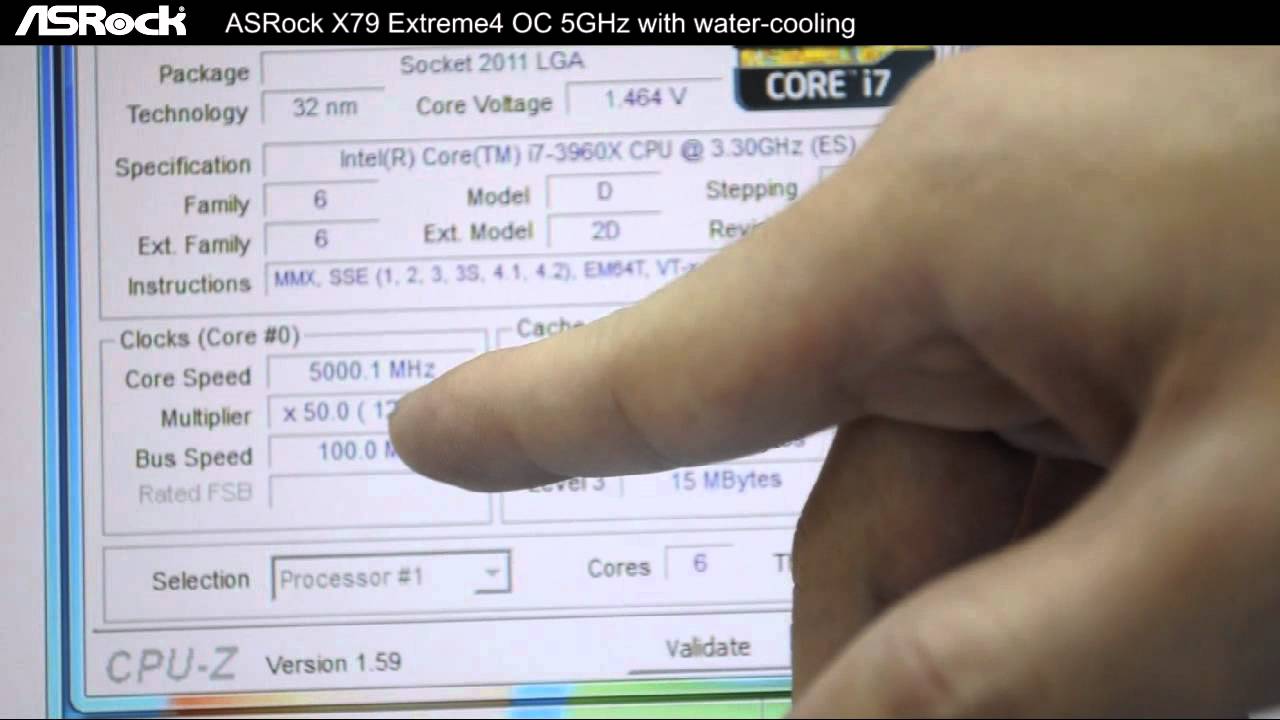 ASRock X79 Extreme4 OC 5GHz with water-cooling