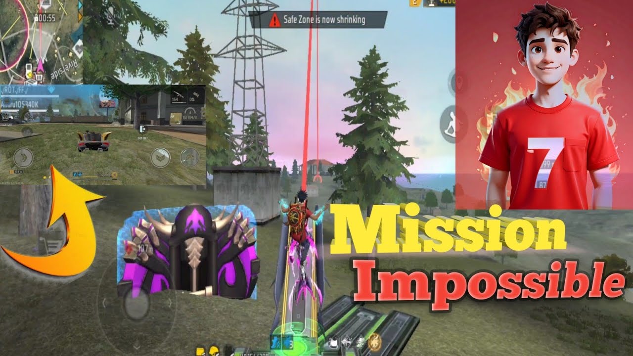 MISSION IMPOSSIBLE FREE FIRE BOOYAH IN GAMEPLAY 😲|#dygamer07 Free Fire Rank Push Gameplay!#freefire 