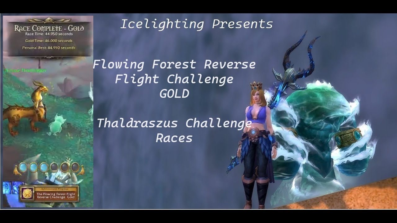 Flowing Forest Reverse Flight Challenge GOLD - Thaldraszus Challenge Races - Race Complete 44.950
