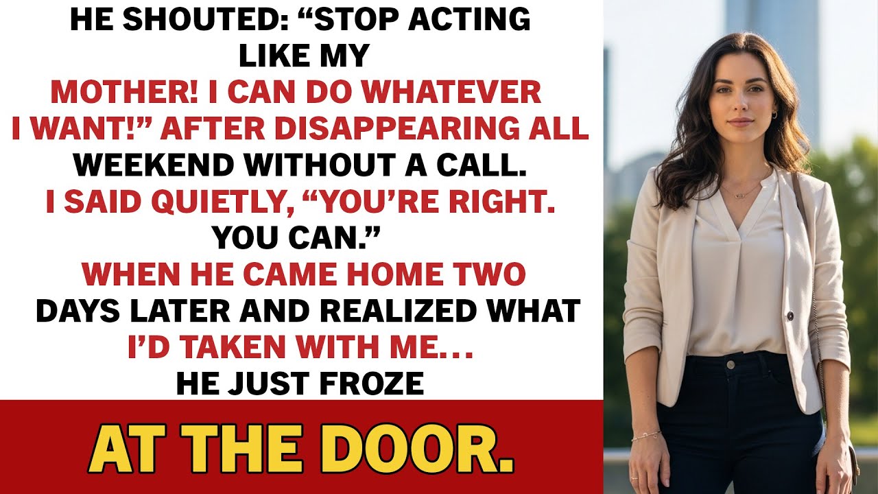 He shouted: “Stop acting like my mother! I can do whatever I want!” after disappearing.