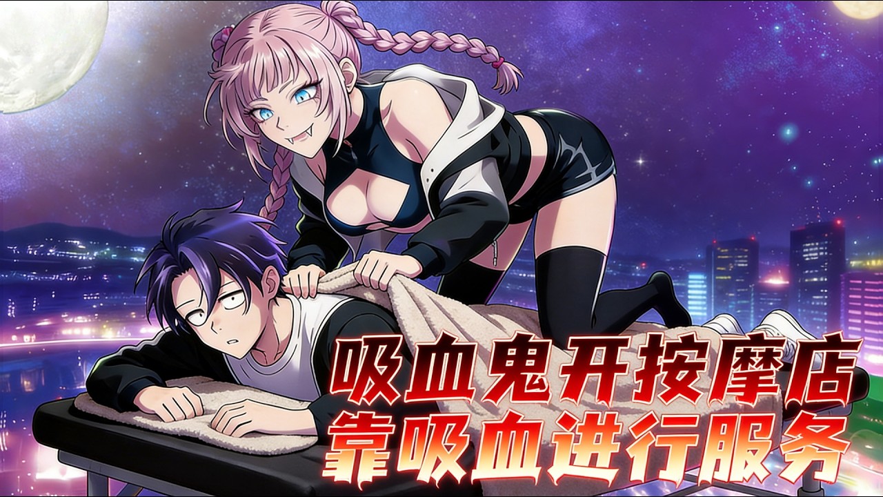 男主半夜闲逛，被美女吸血鬼掳回家过夜，从此打开新世界！一口气看完《彻夜之歌》第1季！