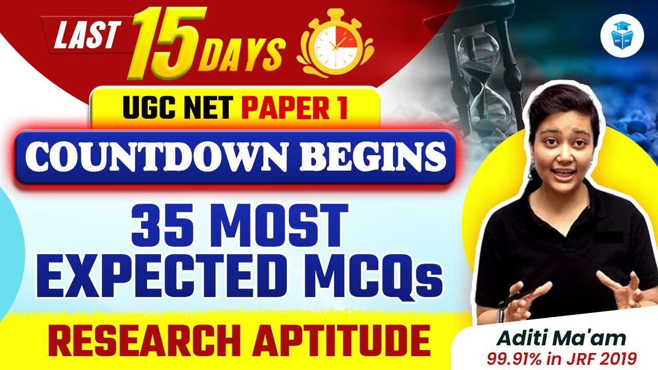 UGC NET Paper 1 | Research Aptitude UGC NET | Most Expected MCQs by Aditi Mam | UGCNET Dec 2023