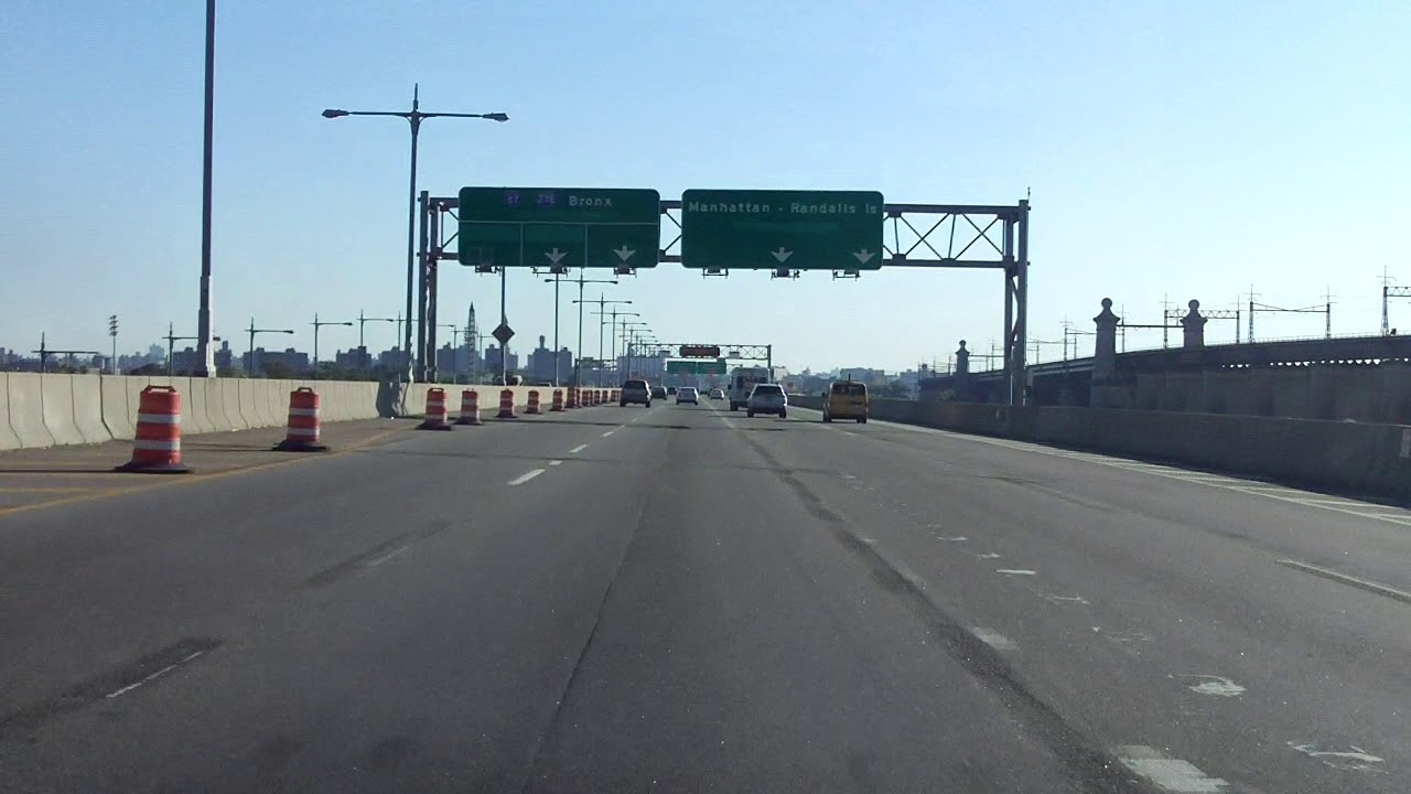 Robert F. Kennedy (Triborough) Bridge north/westbound (Queens to Manhattan)