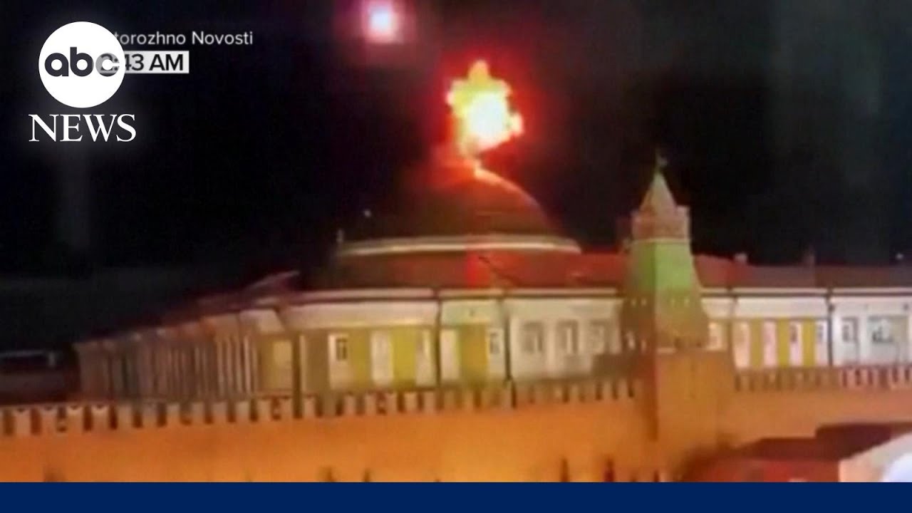 Russia blames US for alleged drone attack on Kremlin