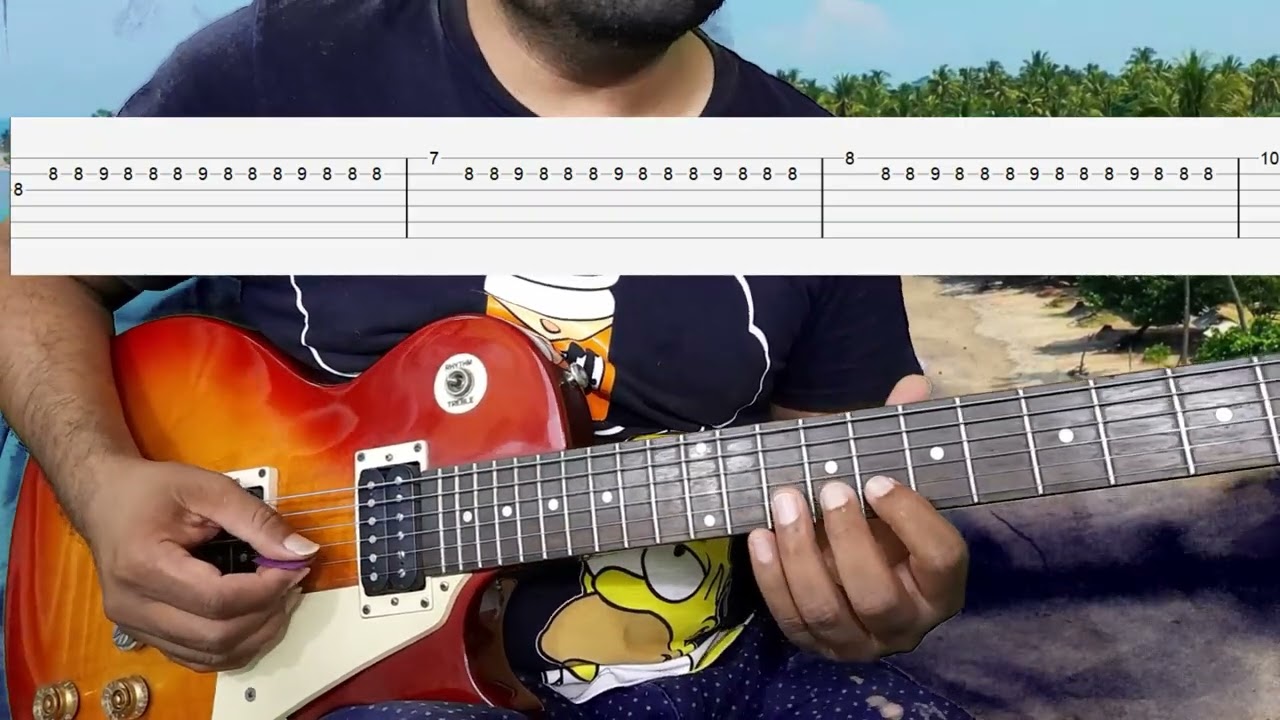Con Sabor  A Playa @loskarkiks #tutorial #guitar