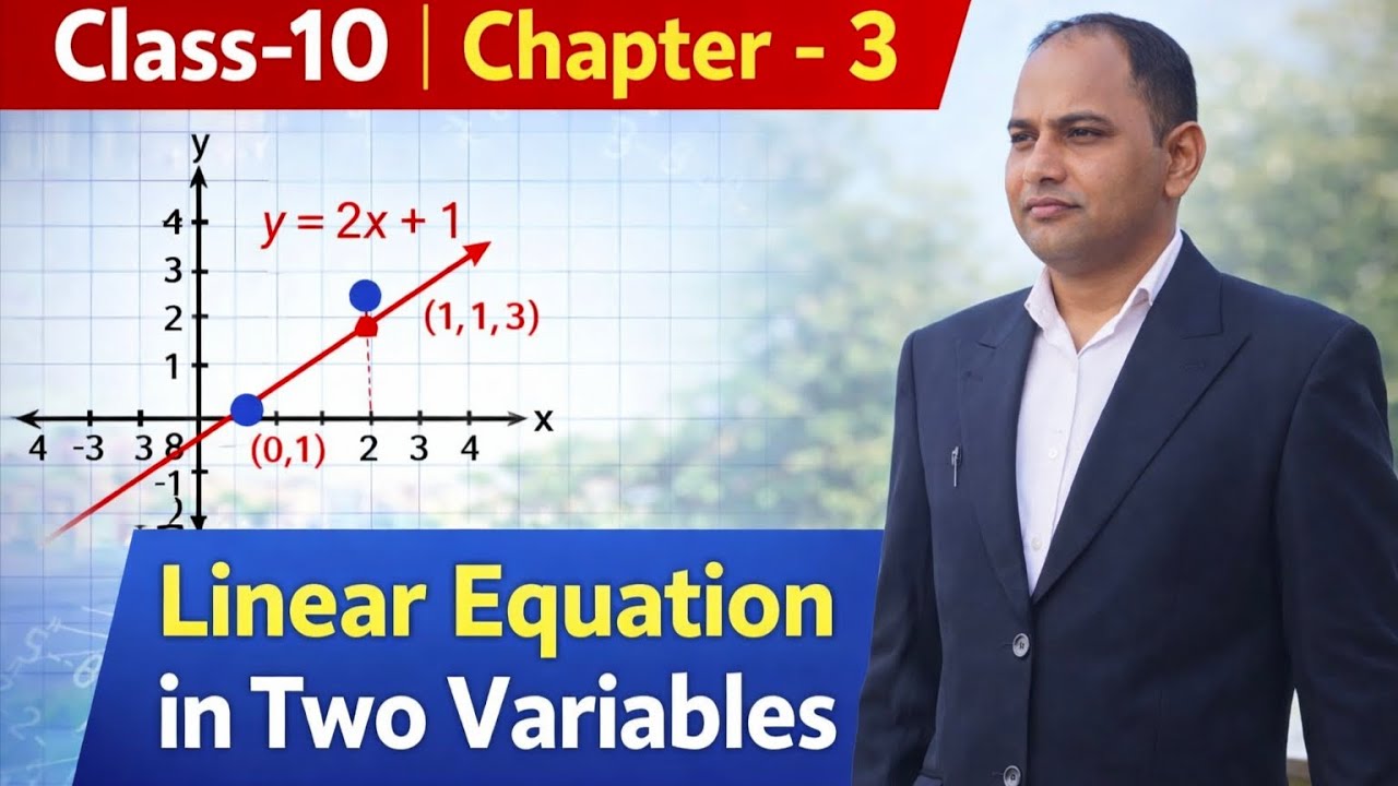 Linear Equations in Two Variables | Class 10 Maths Chapter 3 | Easy Concept | Part-1