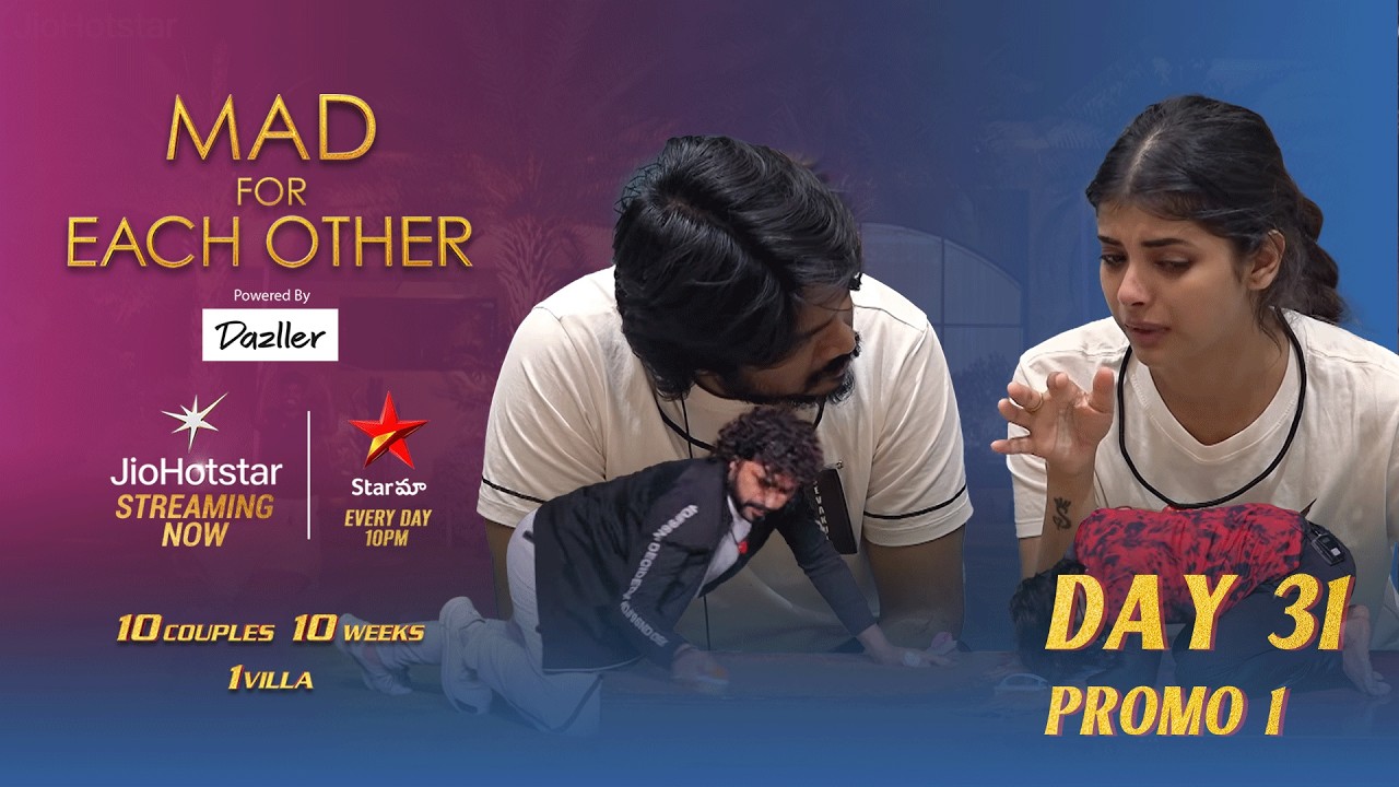 Household Chores Challenge | Mad for Each Other | Day 31 | Promo 1 | JioHotstar
