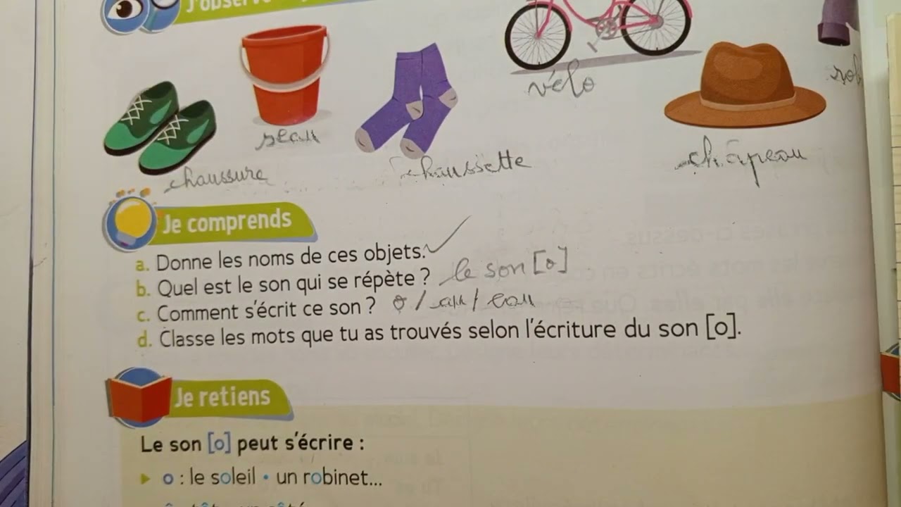 CE1: Orthographe : Le son [ 0 ] page 68 Le trésor des mots