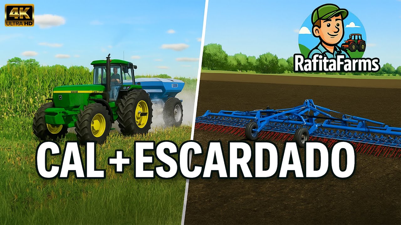 🚜 APLICANDO CAL Y ESCARDANDO EL MAÍZ 🌾 | Farming Simulator 22 | John Deere 4755