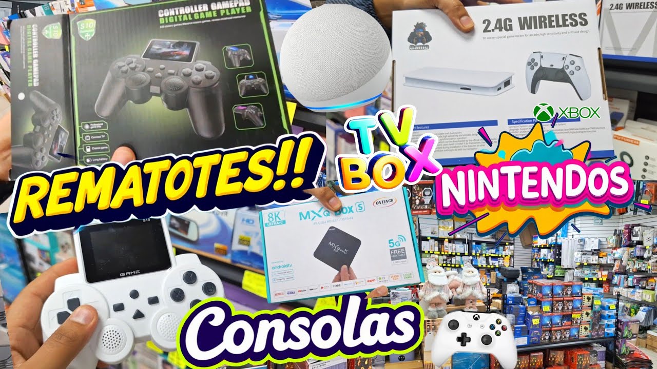Nueva TIENDA DE ELECTRÓNICOS EN REMATE: Consolas XBOX, Videojuegos, TV BOX, Máquinas de COSER BARATO