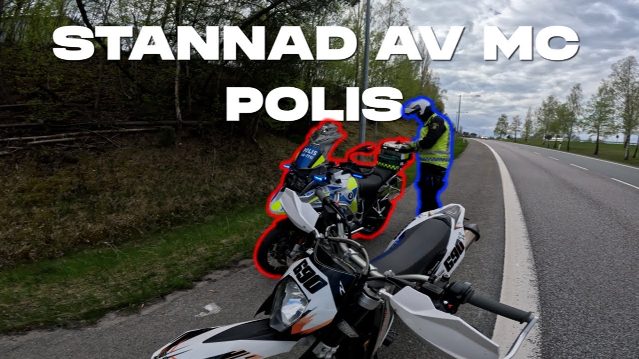 STANNAD AV POLISEN PÅ MIN KOMPIS MOTORCYKEL