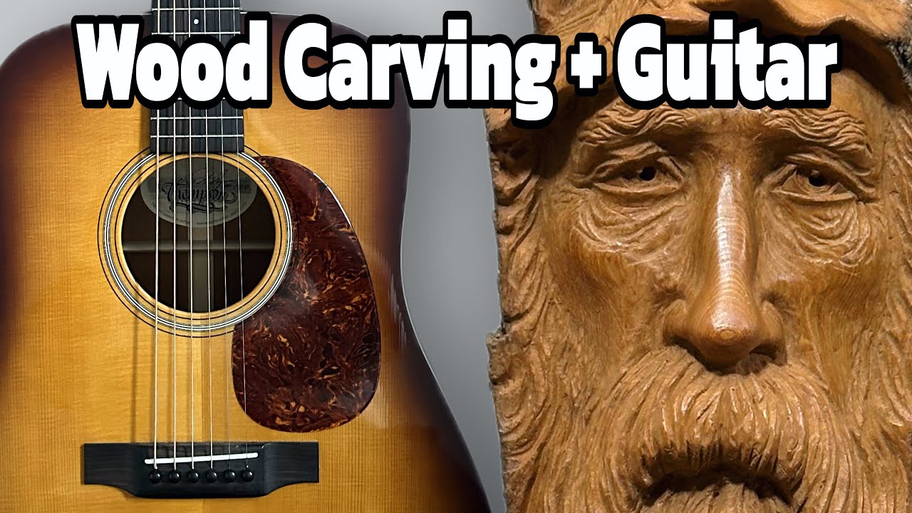 🪵Wood Carving and Guitar 🎸 by Lucas Kost
