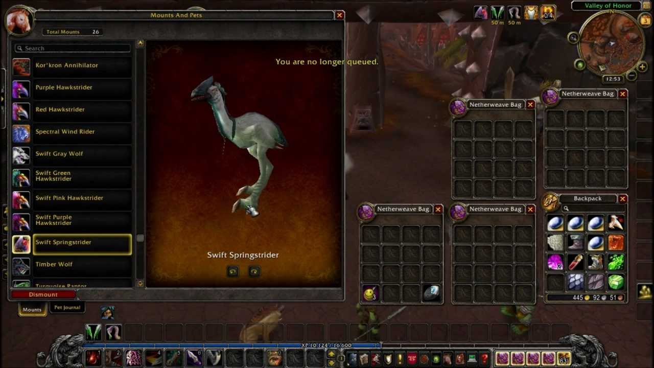 World Of Warcraft Swift Springstrider