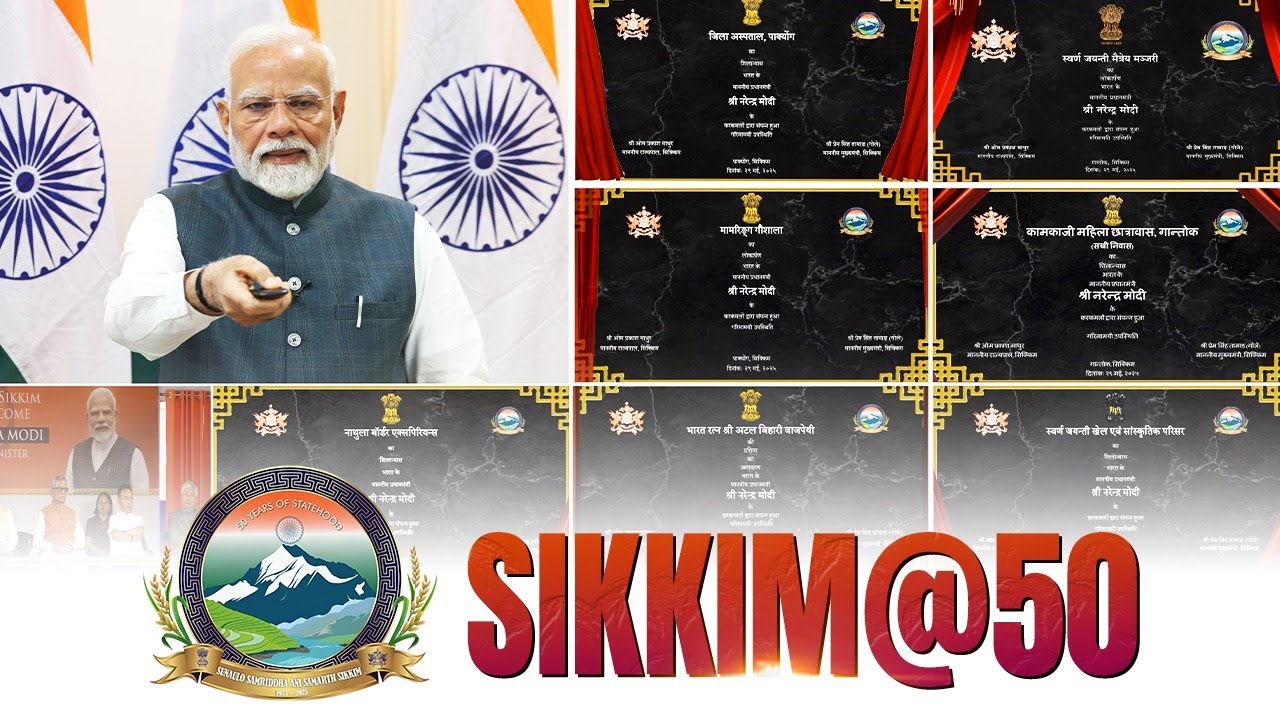 LIVE: PM Modi participates in Sikkim@50 programme
