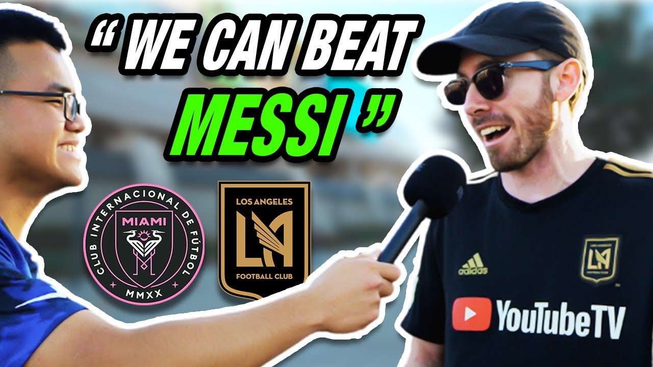 LA fans REACT to MESSI | Los Angeles FC vs Inter Miami - MLS
