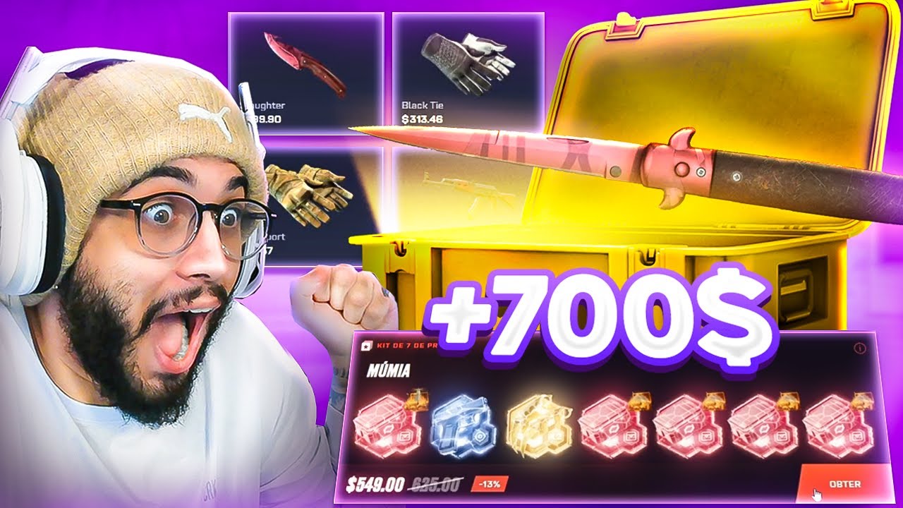 ABRI O KIT DIÁRIO MÚMIA NO CSGO.NET E O RESULTADO FOI COMPLETAMENTE INSANO!!!