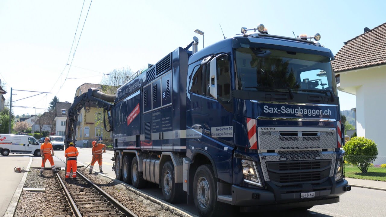 Spezialeinsätze // Sax-Saugbagger // Sax-Service AG