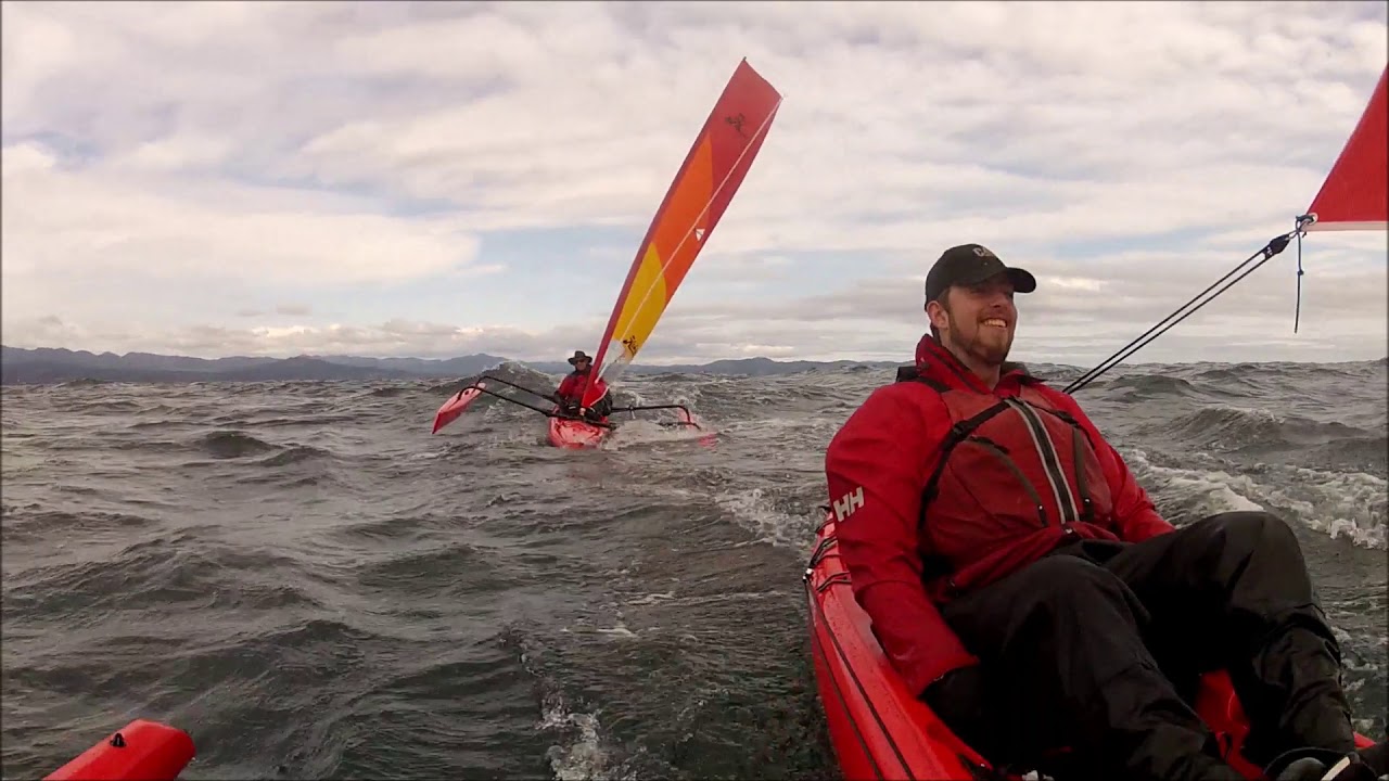 Hobie Adventure & Tandem Island Sailing - Sooke to Gordons Beach (nr Victoria) BC Canada
