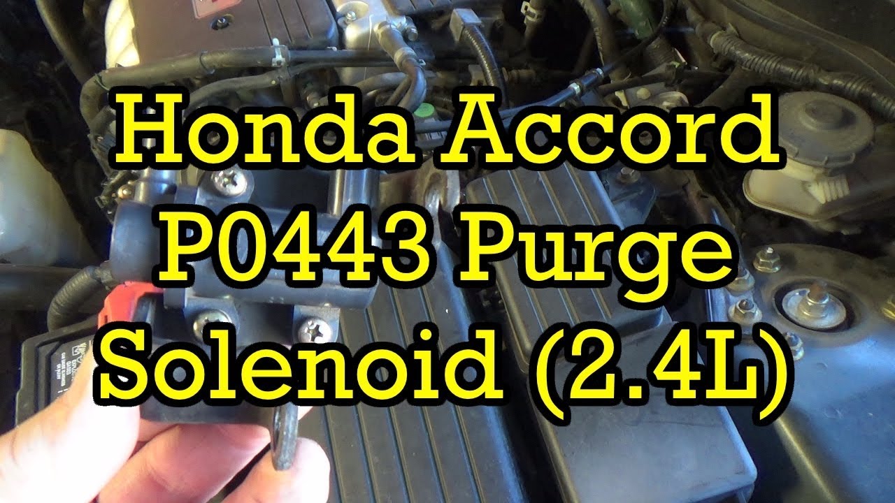 Honda Accord P0443 (92-4) EVAP Purge Solenoid Tips and Tricks 2.4L 2004 (2003-2007 Similar)