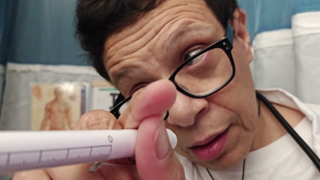🌟 ASMR Neurologist Cranial Nerve Exam Measuring  & Chiropractic Activator, MD Sphygmomanometer 