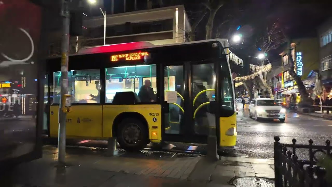 İSTANBUL GECE BOĞAZ KÖPRÜSÜ SAHİL VE TRAFİK