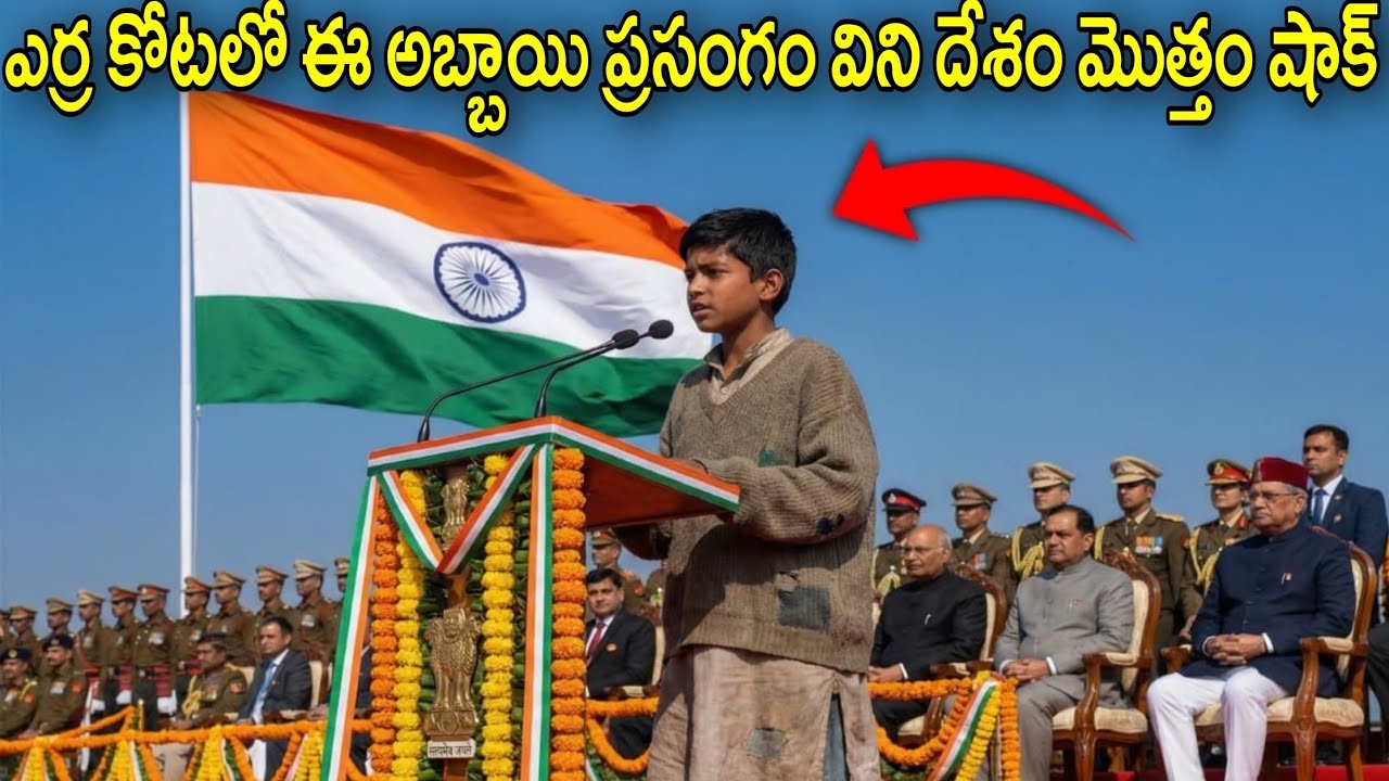 🔥ఎర్రకోటలో ఒక పేద అబ్బాయి ఇచ్చిన ప్రసంగం విని ప్రధాని సైతం షాక్,దేశం మొత్తం కన్నీళ్లు పెట్టుకుంది 
