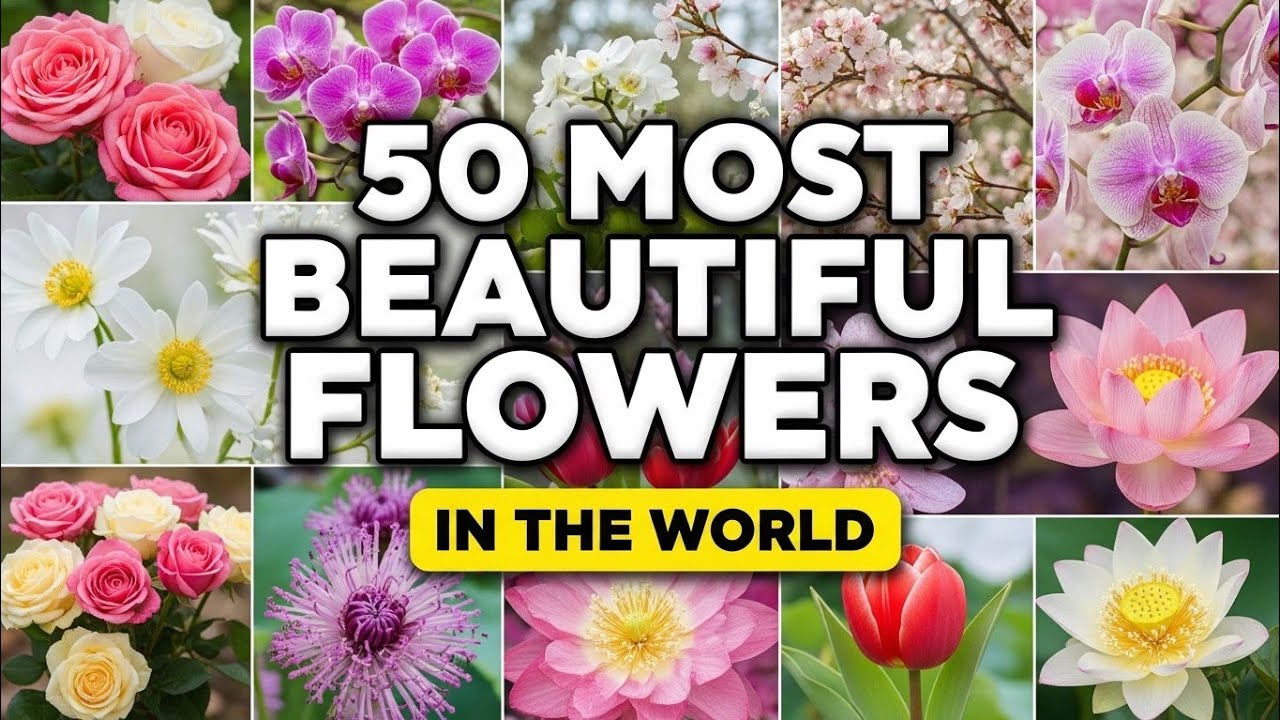 50 Most Beautiful Flowers in the World