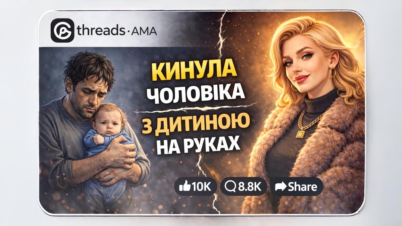 ЗРАДИЛА ЧОЛОВІКУ  і кинула на нього ДИТИНУ 😱😱😱 Threads