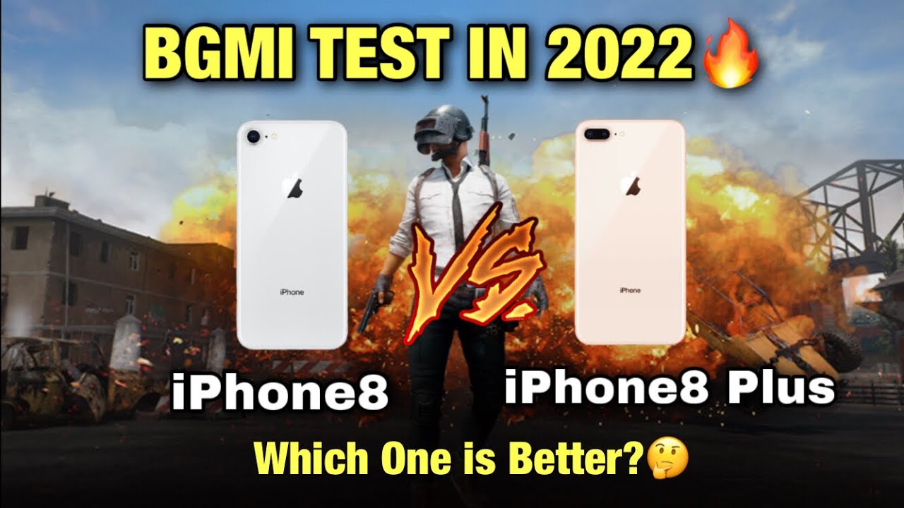 iPhone 8 Vs iPhone 8 Plus in 2022😱| BGMI Test in iPhone 8 & iPhone 8 Plus🔥| Which One is Better?