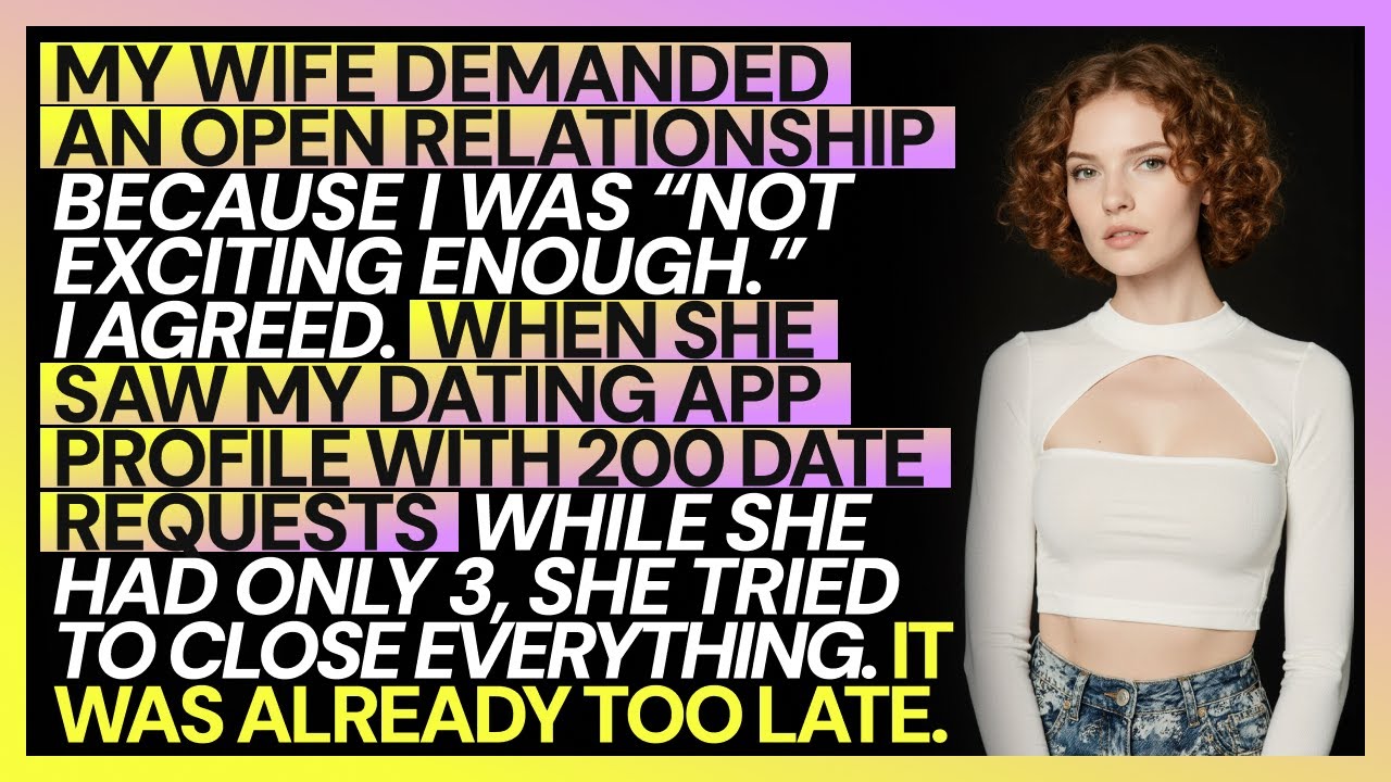 My Wife Demanded An Open Relationship Because I Was “Not Exciting Enough.” I Agreed. When She...