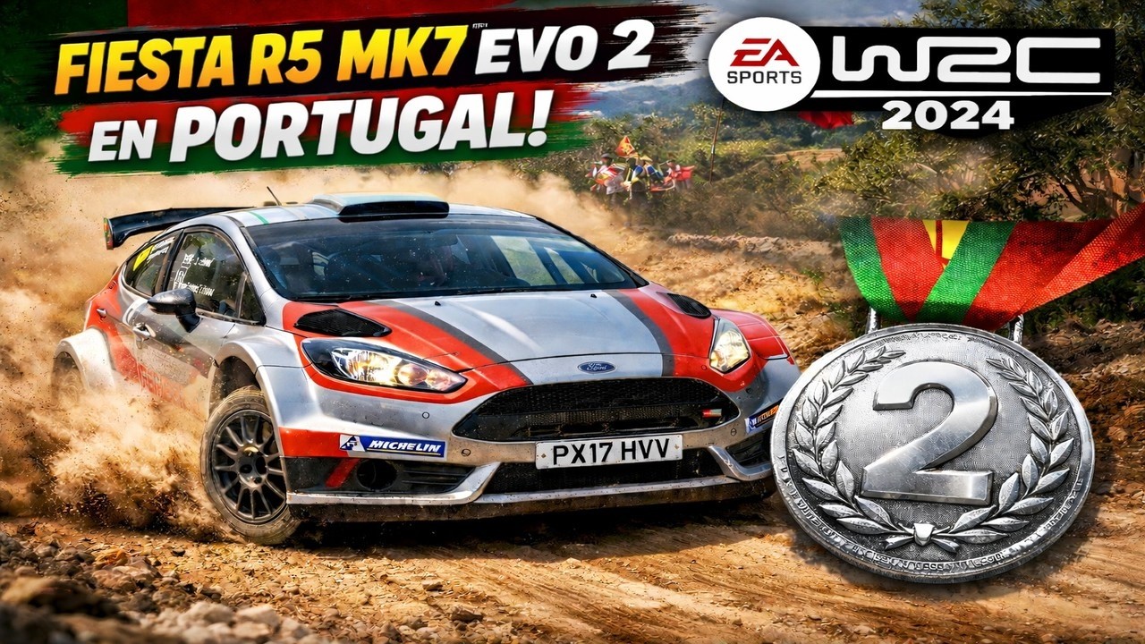 PLATA con el FORD FIESTA R5 MK7 EVO 2 del 2017 en PORTUGAL con amigos | EA SPORTS WRC '24