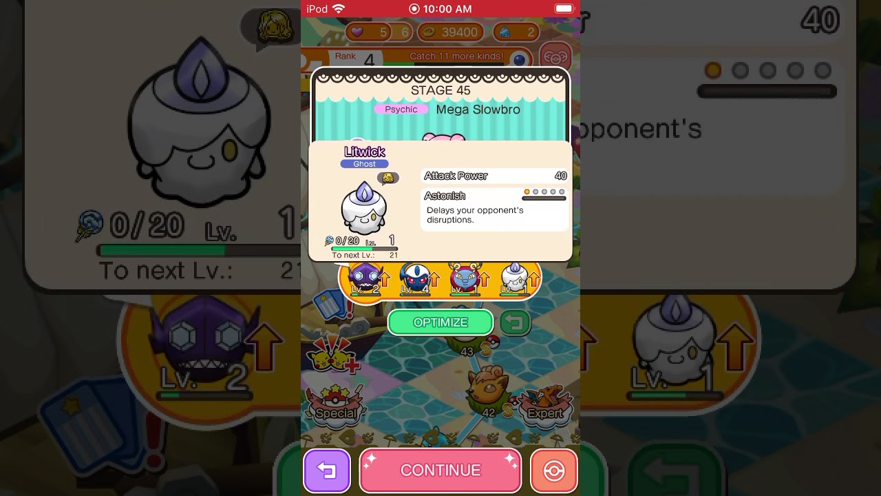 Pokémon Shuffle Mobile - Stage 45 How to beat Mega Slowbro