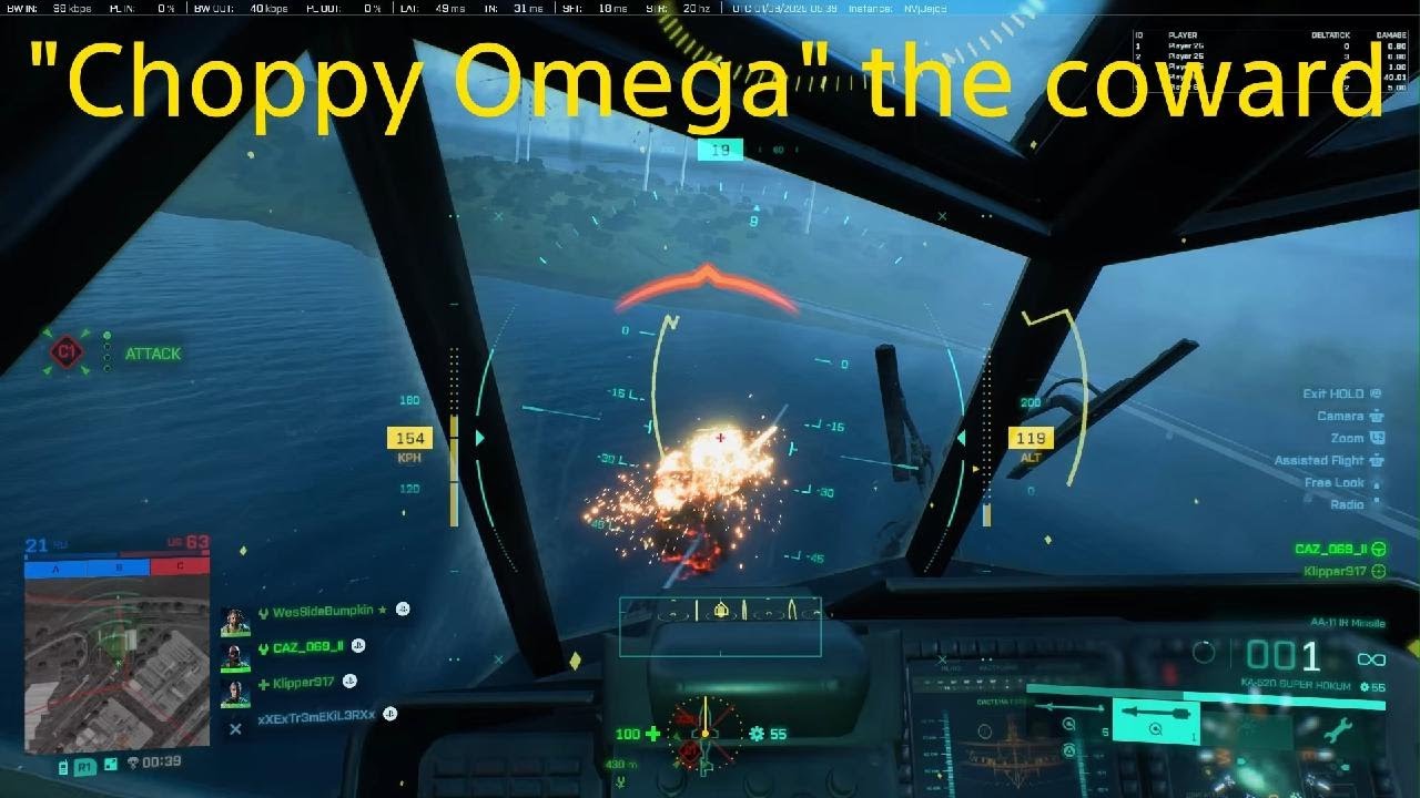 Battlefield 2042 Choppy Omega the coward