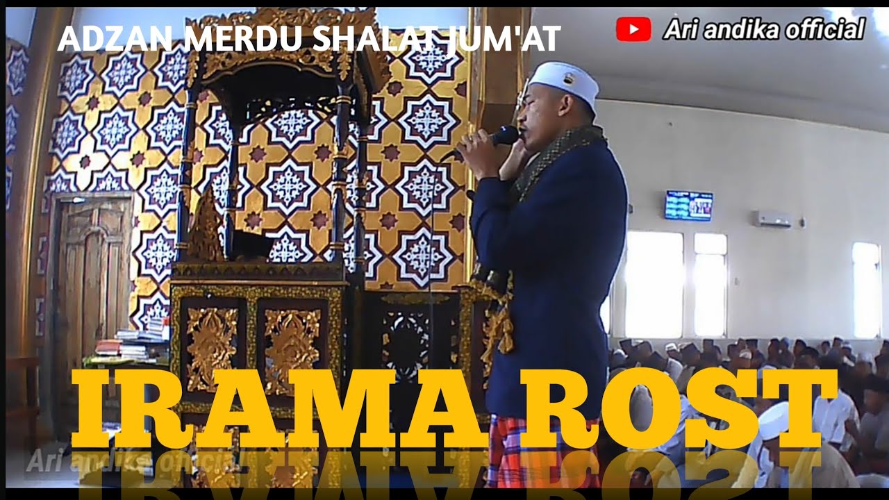 ADZAN MERDU SHALAT JUM'AT IRAMA ROST!!! // Most Beautiful Adzan Rost