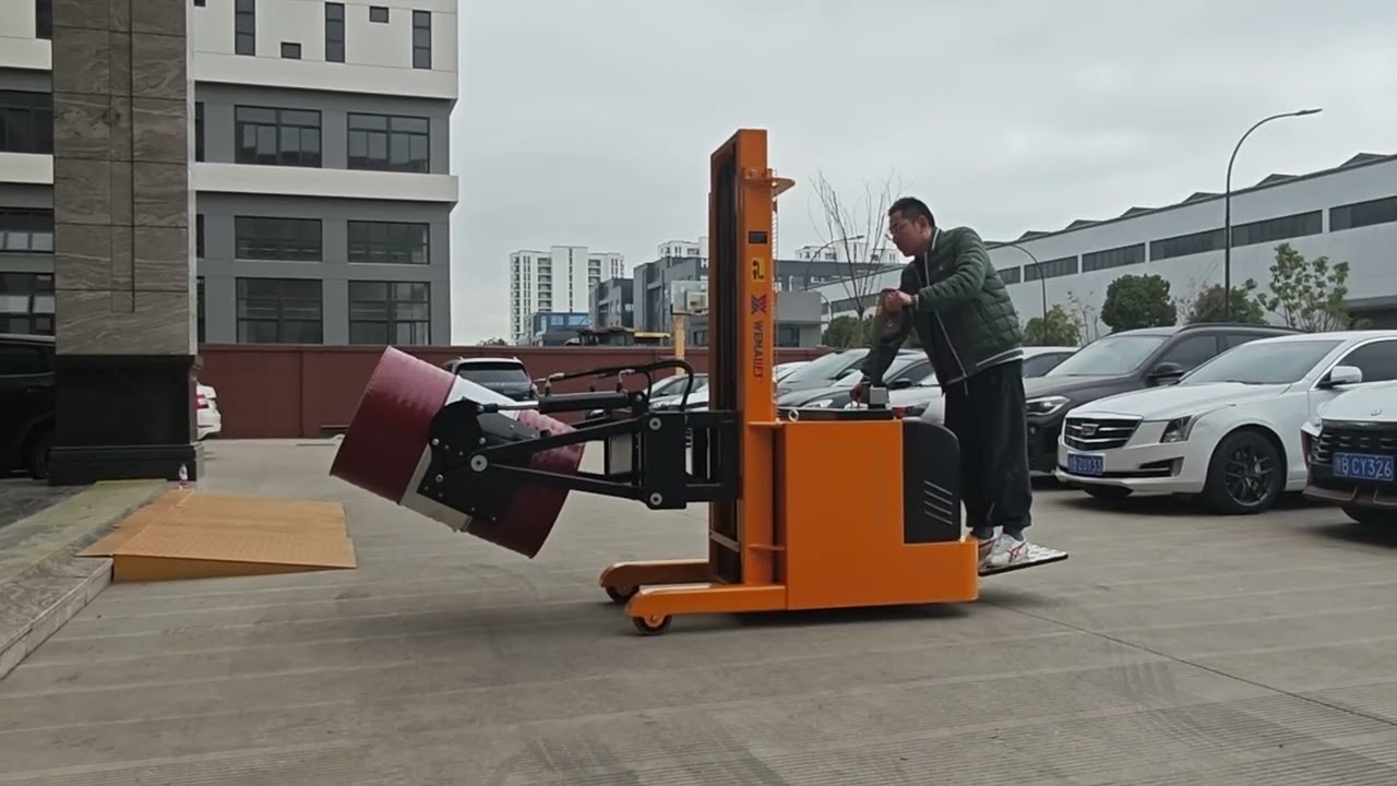 #drumstacker #palletstacker #electricstacker Electric Drum Stacker