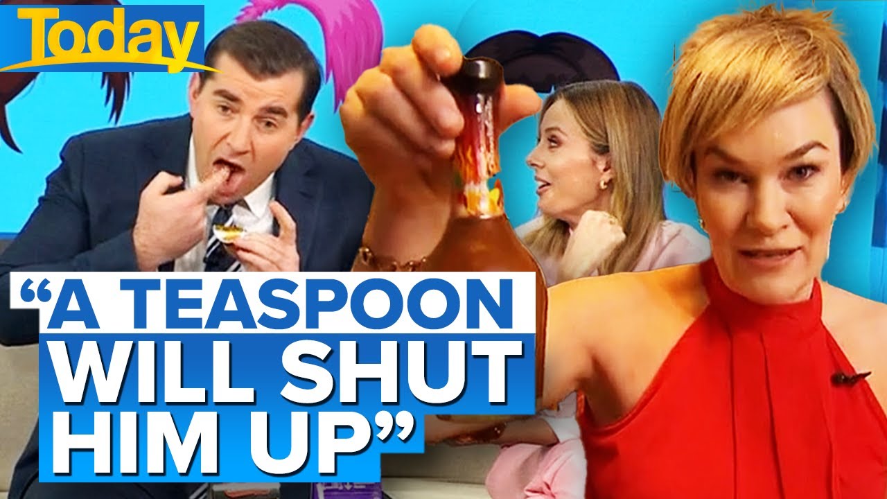 Aussie host eats proud ‘Karen’s’ hot sauce on live TV | Today Show Australia