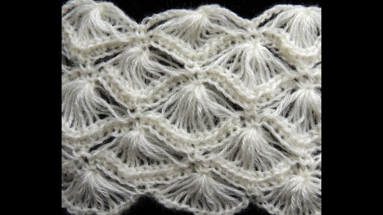 Crochet : Punto Abanico # 4