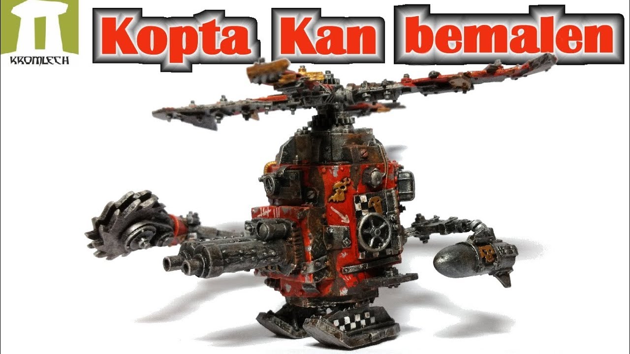 Wie bemale ich einen Ork Kopta Kan von Kromlech für Warhammer 40K Tabletop